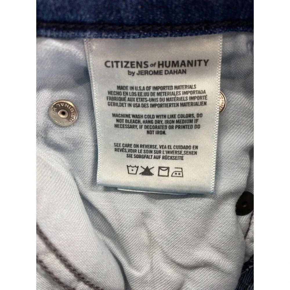 Citizens Of Humanity Rocket Crop Jeans Womens 25 High Rise Skinny Denim (25x25)